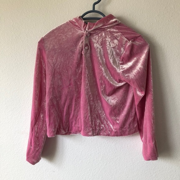 Y2K Chocolate Soup Matching Pink Velvet Top and Pant Set - Picture 3 of 6